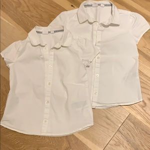 2 Gap Kids uniform shirts
